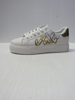 Buty sportowe damskie na płaskim (36-41) 88-182 GOLD