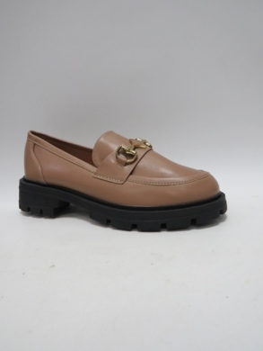 Mokasyny damskie na płaskim (36-41) W-220 KHAKI
