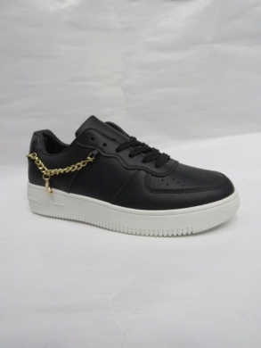 Buty sportowe damskie na płaskim (36-41) W-18 BLACK