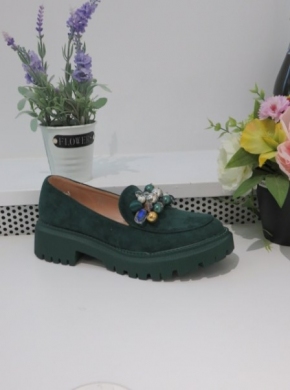 Mokasyny damskie na płaskim (36-41) CH845 GREEN