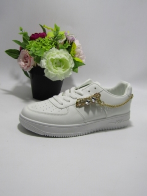 Buty sportowe damskie na płaskim (36-41) W20 WHITE
