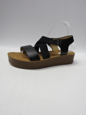 Sandały damskie na płaskim (36-41) E3102 BLACK
