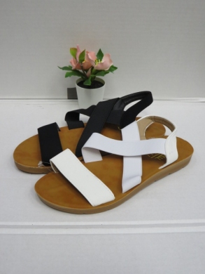 Sandały damskie na płaskim (36-41) 311 BL/WH/BE