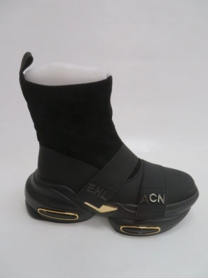Sneakersy damskie wysokie (36-41) JJ07 BLACK