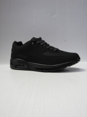 Buty sportowe damskie na płaskim (36-41) 7-7903A1 BLACK/BLACK