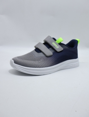 Buty sportowe damskie na płaskim (36-41) T2555 GREY/GREEN