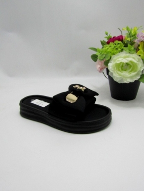 Klapki damskie na płaskim (36-41) 510-81 BLACK