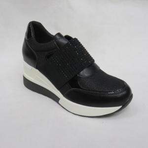Buty sportowe damskie na koturnie (36-41) 8512-SP BLACK