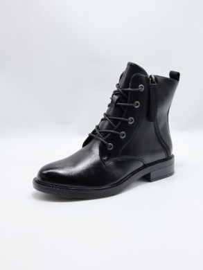 Botki damskie ocieplane na płaskim (36-41) YCC-75 BLACK
