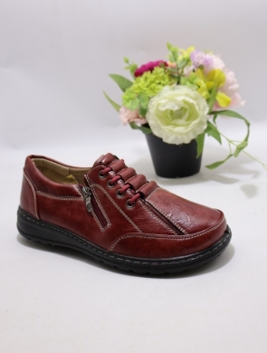 Półbuty damskie na płaskim (36-42) 22T108-6 RED
