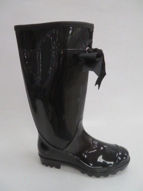 Kozaki damskie jesienne na płaskim (36-41) 812-P BLACK