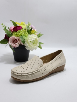 Półbuty damskie na koturnie (36-41) B3257 BEIGE