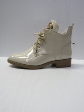 Botki damskie na płaskim (36-41) 0-153 BEIGE