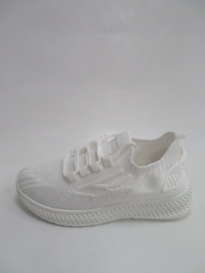 Buty sportowe damskie na płaskim (36-41) NB521 WHITE