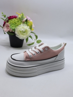 Trampki damskie na płaskim (36-41) A83 PINK