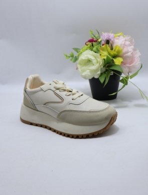 Buty sportowe damskie na płaskim (36-41) HZ314 BEIGE