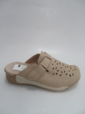 Klapki damskie na koturnie (36-41) J6-13 KHAKI