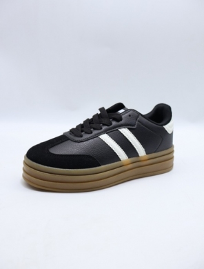 Buty sportowe damskie na płaskim (36-41) 8816 BLACK