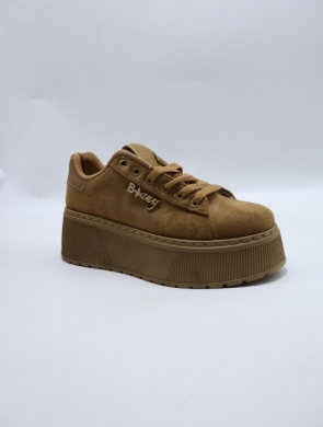 Buty sportowe damskie na płaskim (36-41) 6453 CAMEL