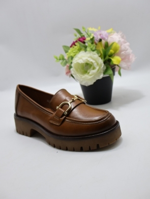 Mokasyny damskie na płaskim (36-41) YCC-122 CAMEL
