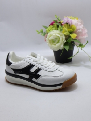 Buty sportowe damskie na płaskim (36-41) 6454 WHITE