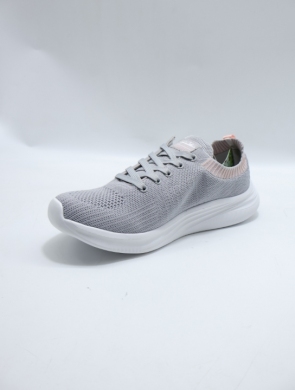 Buty sportowe damskie na płaskim (37-41) LXC8606-H LGREY/PINK