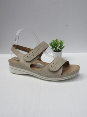 Sandały damskie na koturnie (36-41) 6778-5 BEIGE
