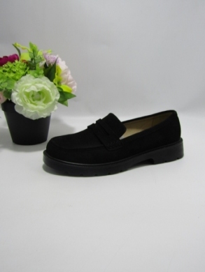 Mokasyny damskie na płaskim (36-42) 2115-2 BLACK