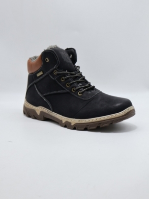 Trapery męskie ocieplane (40-45) 81302-1 BLACK