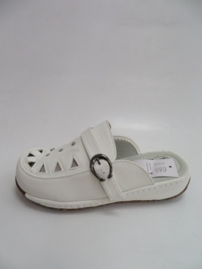 Klapki damskie na koturnie (36-41) KA0038 WHITE