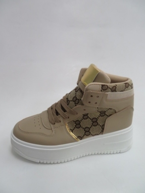 Sneakersy damskie wysokie (36-41) 8788-SP KHAKI