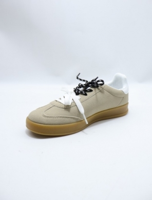 Buty sportowe damskie na płaskim (36-41) 3035 BEIGE