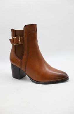 Botki damskie ocieplane na obcasie (36-41) BA-619 BROWN