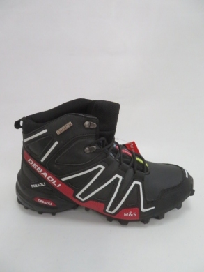 Trekkingowe męskie ocieplane (41-46) 4138-B BLACK