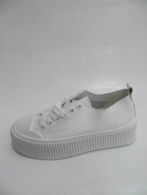 Trampki damskie na koturnie (36-41) A2072 WHITE