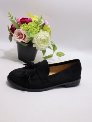 Mokasyny damskie na płaskim (36-41) H8-966 BLACK