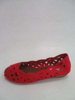 Baleriny damskie na płaskim (36-41) LU-33 RED