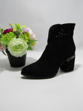 Botki damskie na obcasie (36-41) H151-1 BLACK