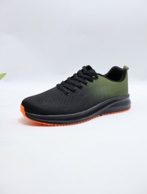Buty sportowe męskie (41-46) A3028-3 GREEN/ORANGE