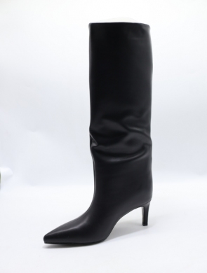 Kozaki damskie na szpilce (36-41) K627 BLACK
