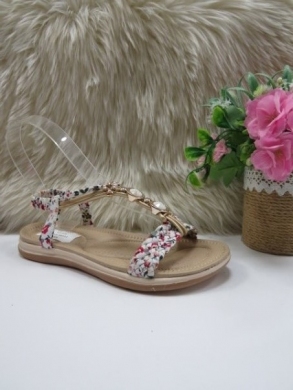 Sandały damskie na płaskim (36-41) FY6906 WHITE
