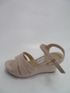 Sandały damskie na koturnie (36-41) B26 BEIGE