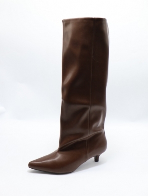 Kozaki damskie na szpilce (36-41) LA3120 BROWN