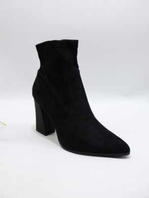 Botki damskie na obcasie (36-41) 168-391 BLACK