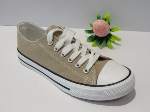 Trampki damskie na płaskim (36-41) LD8A07 BEIGE