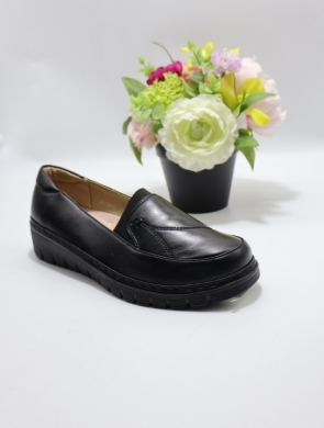 Półbuty damskie na płaskim (36-42) 26108-1 BLACK