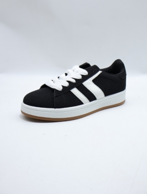 Buty sportowe damskie na płaskim (36-41) D26-1 BLACK