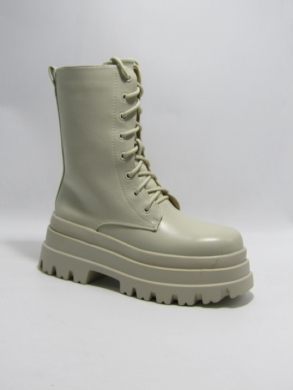 Botki damskie na płaskim (36-41) K382 BEIGE