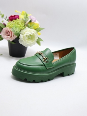 Mokasyny damskie na płaskim (36-41) YDF-20A GREEN