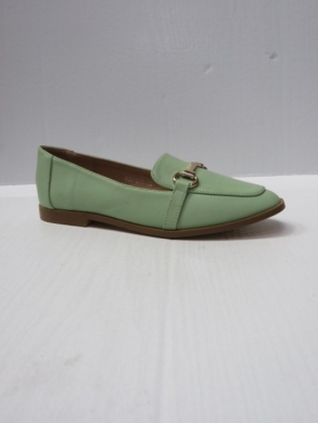Mokasyny damskie na płaskim (36-41) 888-210 GREEN